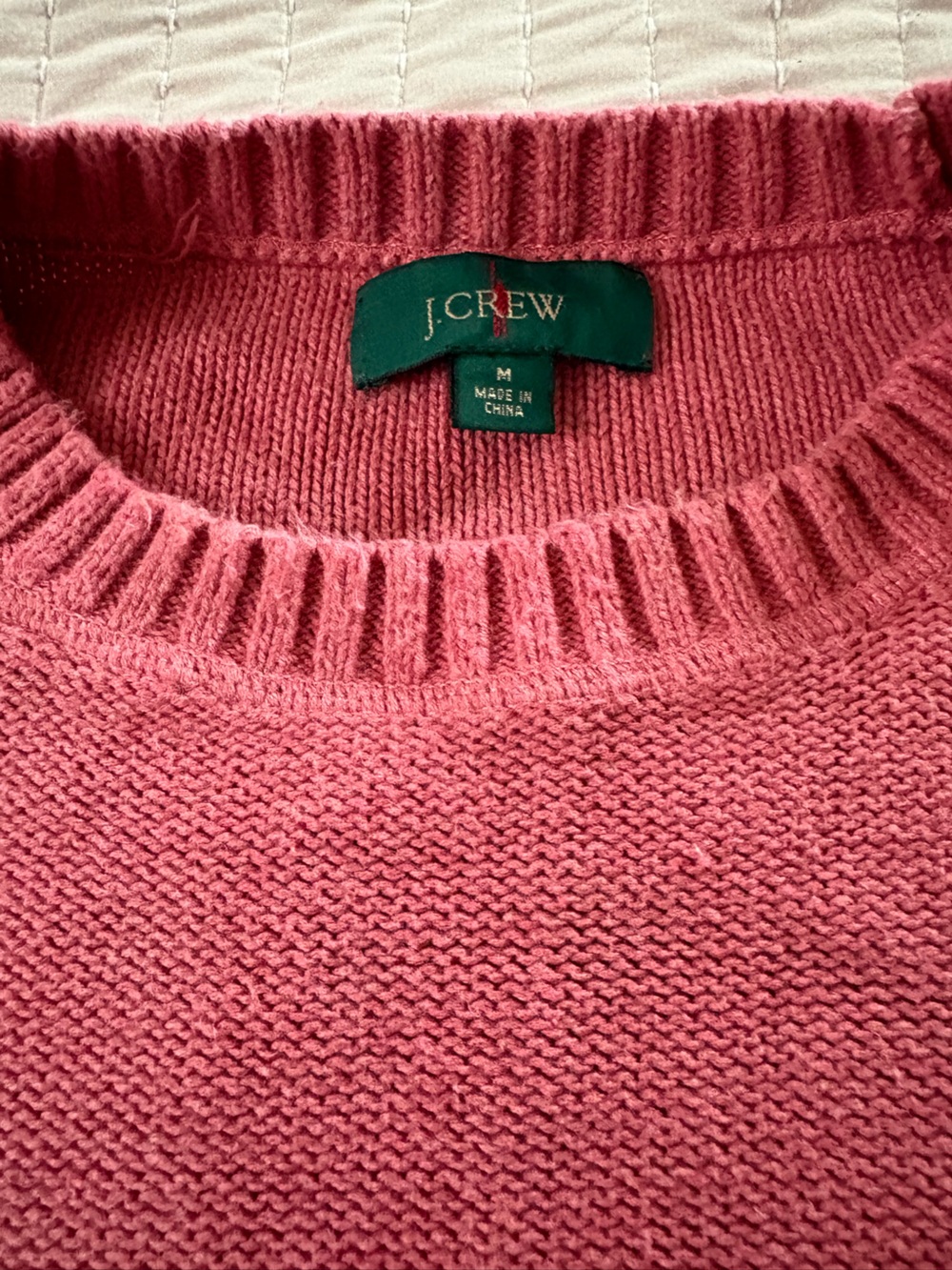 J. Crew Scoopneck Sweater in Rose Pink - Picture 2 of 6